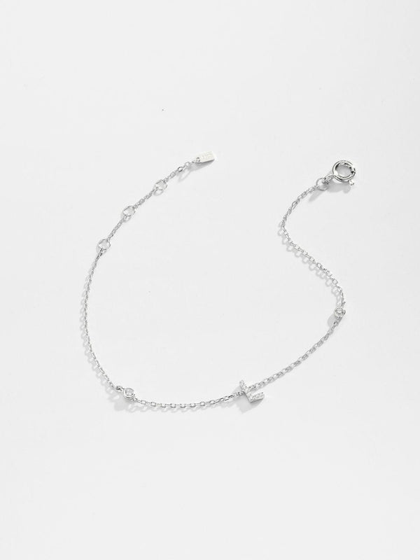 L To P Zircon 925 Sterling Silver Bracelet - Crazy Like a Daisy Boutique #