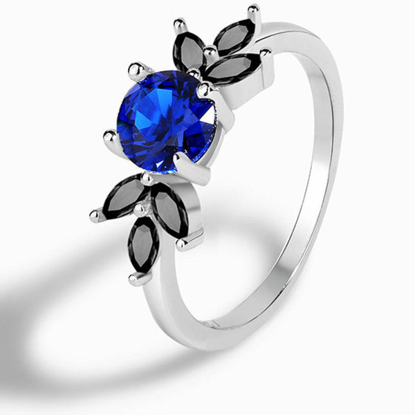 Spinel Zircon Leaf Ring - Crazy Like a Daisy Boutique #