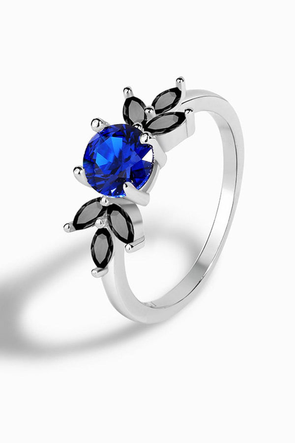 Spinel Zircon Leaf Ring - Crazy Like a Daisy Boutique #