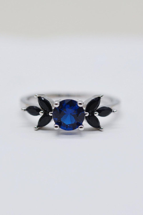 Spinel Zircon Leaf Ring - Crazy Like a Daisy Boutique #