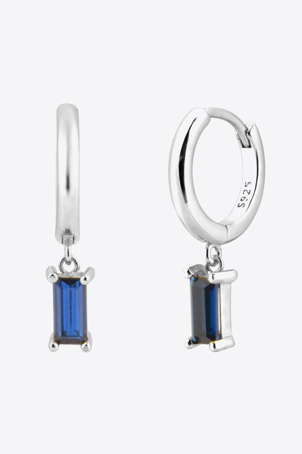 Zircon Huggie Drop Earrings - Crazy Like a Daisy Boutique #