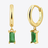 Zircon Huggie Drop Earrings - Crazy Like a Daisy Boutique #