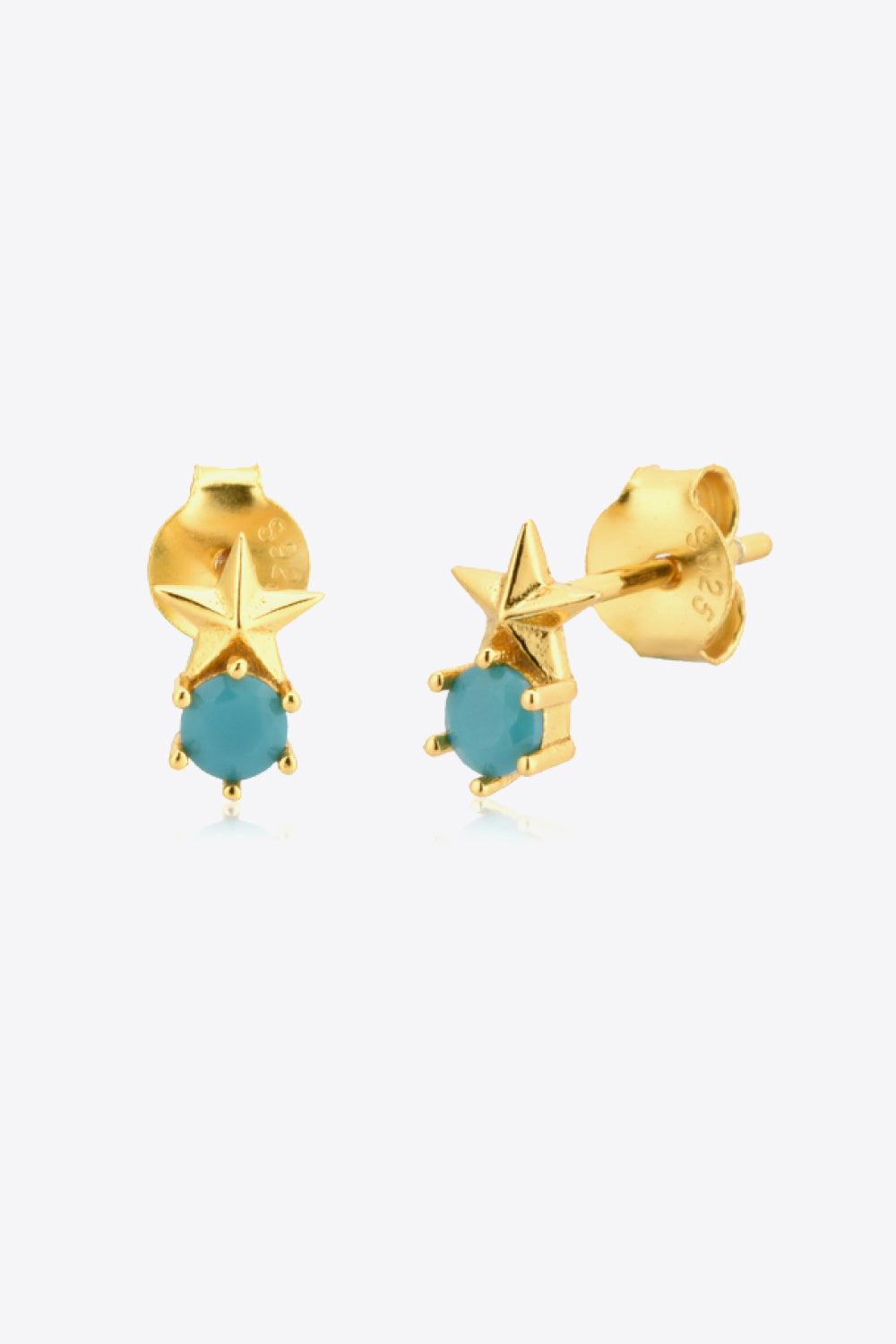 Zircon Star Stud Earrings - Crazy Like a Daisy Boutique #