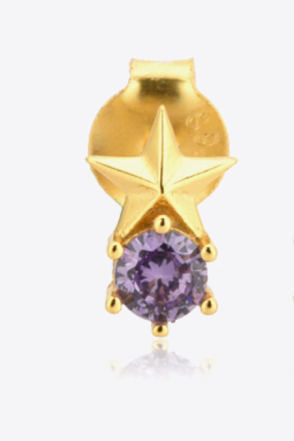 Zircon Star Stud Earrings - Crazy Like a Daisy Boutique